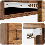 Stolna montirana na zid Staro drvo 87 5 x 34 5 x 17 cm | shoptok.hr