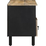 TV ormarić crni 100x33,5x46 cm Puno grubo drvo Mango | Eponuda.ba