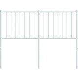 vidaXL Metalno uzglavlje bijelo 120 cm | shoptok.hr