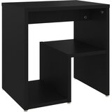  Noćni ormarić crni 40 x 30 x 40 cm od konstruiranog drva | shoptok.hr