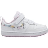 Nike Patike za devojčice COURT BOROUGH LOW 2 FLRL BPV-CZ6613-100 bele | ePonuda.com