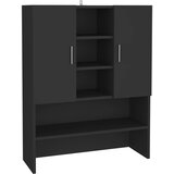 Ormarić za perilicu rublja crni 70,5 x 25,5 x 90 cm | shoptok.hr