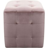  Noćni ormarići 2 kom rozi 30 x 30 x 30 cm od baršunaste tkanine | shoptok.hr