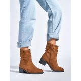 Shelvt Brown women's cowboy boots | shoptok.hr
