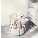  Stolić za odlaganje NOIRA krem/bela | Eponuda.com
