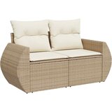  4-dijelni set vrtnih sofa s jastucima bež od poliratana | shoptok.hr