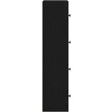 vidaXL Knjižna omara črna hrast 40x24x102 cm inženirski les | Shoptok.si