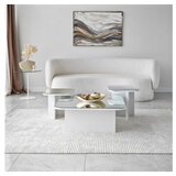Hanah home Club sto Jazz 80x30x80cm Bež-Bronza | Eponuda.ba