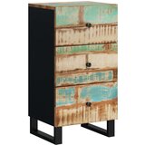 vidaXL Komoda s 3 ladice 40x33,5x75 cm od masivnog obnovljenog drva | shoptok.hr