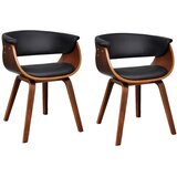 Furnova Jedilni stoli 2 kosa ukrivljen les in umetno usnje, (21929065) | Shoptok.si