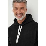 Polo Ralph Lauren Homewear dukserica boja: crna, s kapuljačom, bez uzorka | shoptok.hr