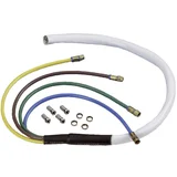SAT priključni kabel \, [4x F-vtikač - 1x F-vtikač]\, 16 m\, 100 dB\, bela, (20432140)