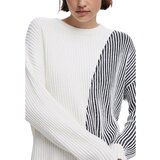 Desigual Puloverji JERS_NOME 25WWJF26 Bela | Shoptok.si