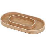 Casa Selección Leseni dekorativni pladnji v kompletu 2 ks 20x37 cm – | Shoptok.si