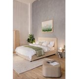 Bonami Selection Bež oblazinjena zakonska postelja s prostorom za shranjevanje z letvenim dnom 160x200 cm Myra Bold – | Shoptok.si