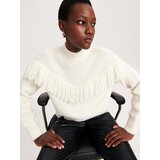Reserved - Džemper s resama - boja kože | shoptok.hr
