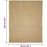  Tepih od sisala za grebanje 80 x 100 cm | Eponuda.ba