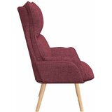  Fotelja Vinska crvena 69 x 74 x 93 cm Tkanina i šperploča | Eponuda.com