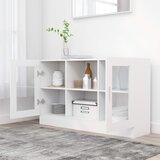  Vitrina bijela 120 x 30,5 x 70 cm konstruirano drvo | shoptok.hr