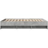  Okvir kreveta siva boja betona 120x200 cm od konstruiranog drva | Eponuda.com