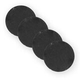  Podmetač za čaše STONE 10cm 4kom - Black - HML Cene