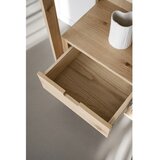 Rowico Vitrina u dekoru hrasta s kliznim vratima u prirodnoj boji 100x203 cm Hazelton – | shoptok.hr