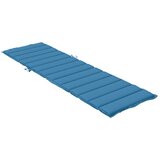  Jastuk za ležaljku prošarani plavi 200 x 60 x 4 cm od tkanine | shoptok.hr