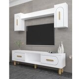 Hanah home tv polica yosun bohem white sapphire oak Cene
