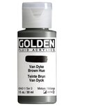  GOLDEN tečna akrilna boja 118 ml | 2442 Van Dyke brown shade Cene