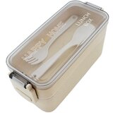 Aptel prenosna lunch box posoda za hrano 750ML + pribor bež AG479I | Shoptok.si