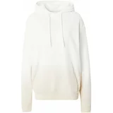 QS Sweater majica bež / bijela