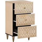 The Living Store Stranska omarica 40x33x75 cm trden mangov les - Stranska Omarica, (21500224) | Shoptok.si