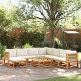 vidaXL 9-dijelna set vrtnih sofa s jastucima masivno bagremovo drvo | shoptok.hr