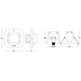 Steinel 079598 - detektor prisutnosti dual us COM1, beo | Eponuda.com