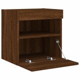  Zidni TV ormarić s LED svjetlima boja hrasta 40x30x40 cm | Eponuda.com