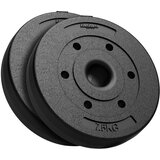 Rebel Active bitumenski olimpijski utezi set 2x7,5 kg, rupa 51 mm | shoptok.hr