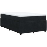  Krevet box spring s madracem crni 120 x 190 cm baršunasti | shoptok.hr