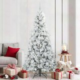  Umjetno božićno drvce s nogom s stalakom Zelena 210 cm PE i PVC | shoptok.hr