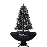 Božićno drvce koje sniježi sa stalkom crno 170 cm PVC | Eponuda.com