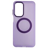silikonska futrola magsafe fluro color samsung A26 ljubičasta
