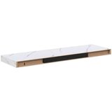  Polica na zidu Zidne 4 pcs Bijeli mramor 80 x 23 5 x 4 cm | shoptok.hr