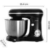 Huslog HUS1046 planetarni mešalnik 3000 W z 2 posodama, črn | Shoptok.si