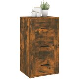  Komoda boja dimljenog hrasta 40 x 33 x 70 cm konstruirano drvo | shoptok.hr