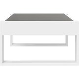 Stolić s beskonačnim LED svjetlima bijeli 90x53x30 cm | shoptok.hr