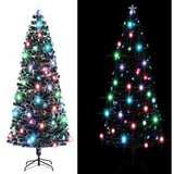 Umetna novoletna jelka s stojalom / LED 240 cm optična vlakna | Shoptok.si