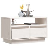vidaXL TV omarica bela 60x35x37 cm trdna borovina | Shoptok.si