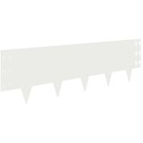  Ograda oko Travnjaka 10 kom. 100 x 30 cm Čelik Bijela - Bijela 10 30 cm | shoptok.hr