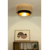  plafonsko svetlo sarta 1xE27/60W/230V prečnik 45 cm crna/juta | Eponuda.com