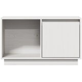 TV ormarić bijeli 74 x 35 x 44 cm od masivne borovine | shoptok.hr