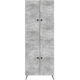  Set ormara 2 kom. Betonska siva Konstruirano drvo 69 x 34,5 x 90 cm | Shoptok.si